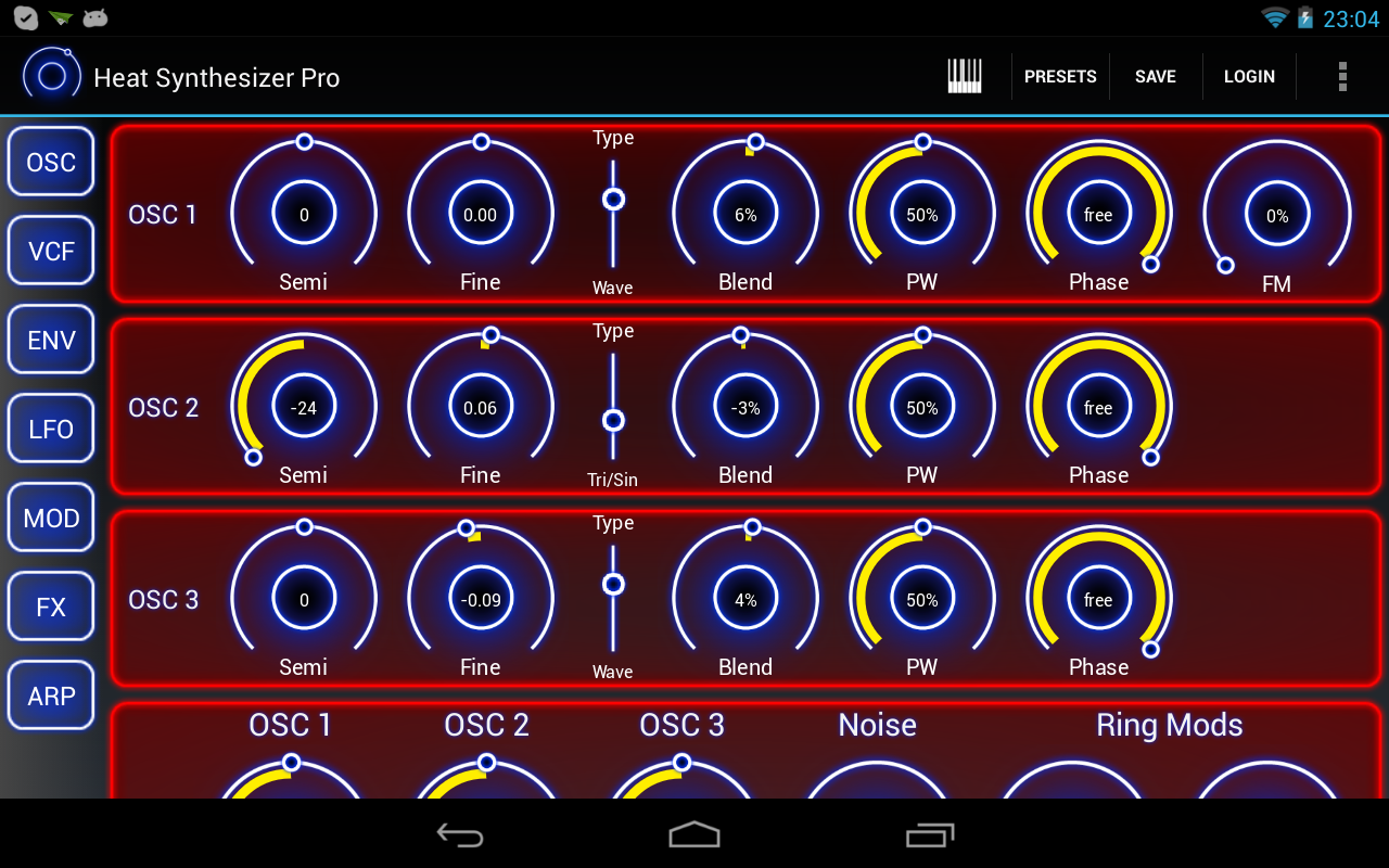 Android synthesizer on sale